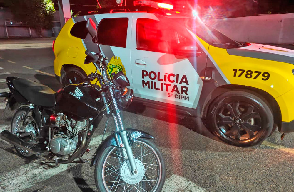 Três ocorrências envolvendo motocicletas são registradas em Cianorte